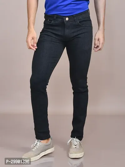 Stylish Denim Solid Jeans for Men-thumb4