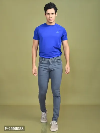 Stylish Denim Solid Jeans for Men-thumb4