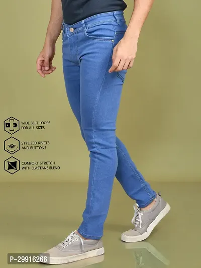 Stylish Denim Solid Jeans for Men-thumb2