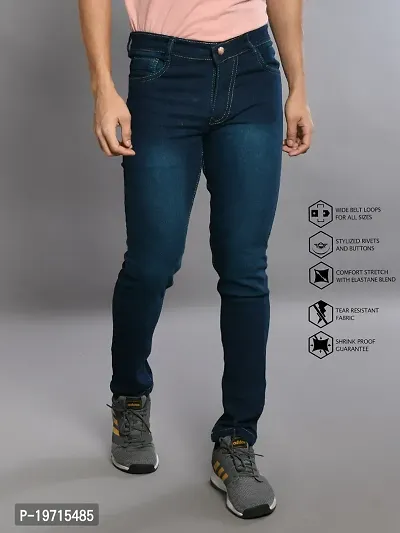 Stylish Denim Jeans For Men-thumb0