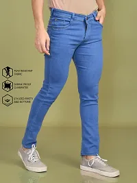 Stylish Denim Solid Jeans for Men-thumb2