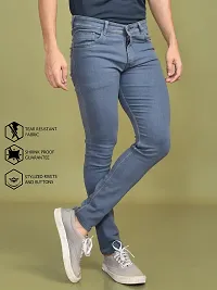 Stylish Denim Solid Jeans for Men-thumb4