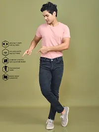 Stylish Denim Solid Jeans for Men-thumb1