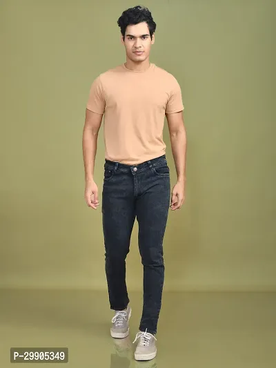 Stylish Denim Solid Jeans for Men-thumb5