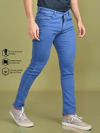 Stylish Denim Solid Jeans for Men-thumb2