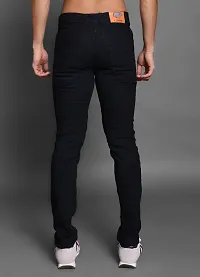 Classic Denim Solid Jeans For Men-thumb1