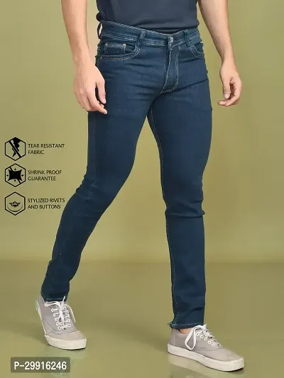 Stylish Denim Solid Jeans for Men-thumb2