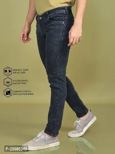 Stylish Denim Solid Jeans for Men-thumb2