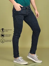 Stylish Denim Solid Jeans for Men-thumb4