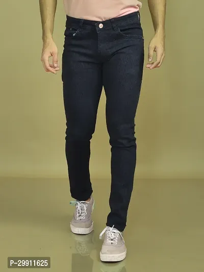 Stylish Denim Solid Jeans for Men-thumb0