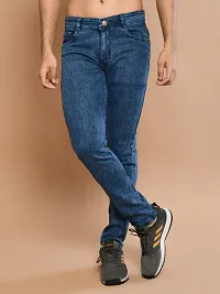 Classic Denim Solid Jeans For Men-thumb1