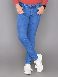 Classic Denim Solid Jeans For Men-thumb4