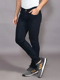 Stylish Denim Solid Jeans for Men-thumb4