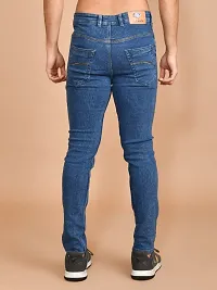 Classic Denim Solid Jeans For Men-thumb2