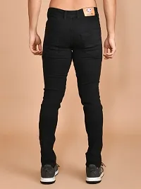 Classic Denim Solid Jeans For Men-thumb3