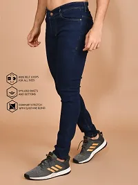 Classic Denim Solid Jeans For Men-thumb1