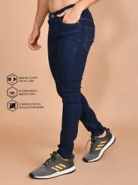 Classic Denim Solid Jeans For Men-thumb1