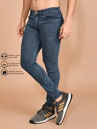 Classic Denim Solid Jeans For Men-thumb1