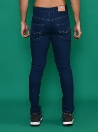 Classic Denim Mid-Rise Jeans For Men-thumb2