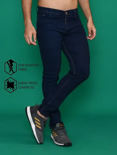 Classic Mid-Rise Jeans For Men