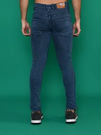 Classic Denim Mid-Rise Jeans For Men-thumb3