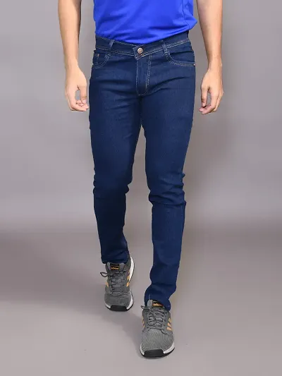 Stylish Denim Solid Jeans for Men