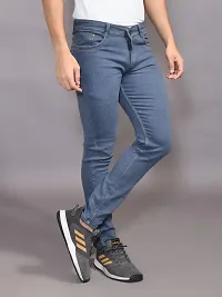 Stylish Denim Solid Jeans for Men-thumb3