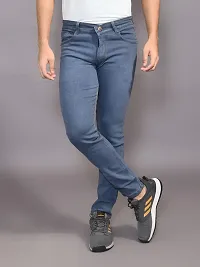 Stylish Denim Solid Jeans for Men-thumb2