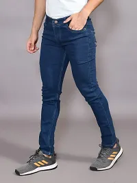 Stylish Denim Solid Jeans for Men-thumb1