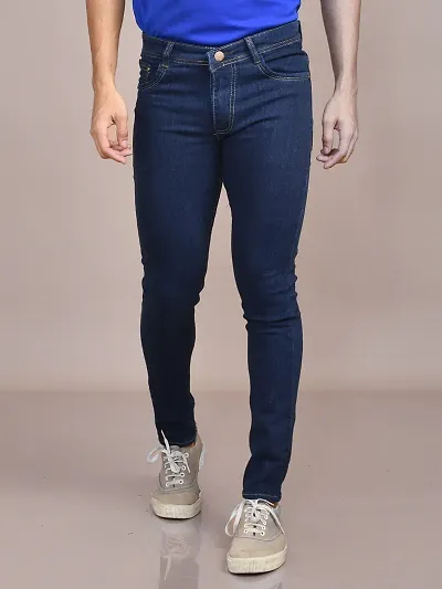 Stylish Denim Solid Jeans for Men