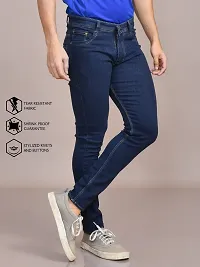 Stylish Denim Solid Jeans for Men-thumb4