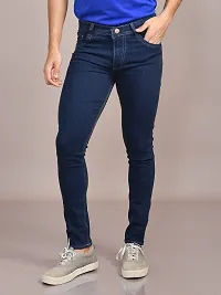 Stylish Denim Solid Jeans for Men-thumb1