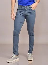 Stylish Denim Solid Jeans for Men-thumb1