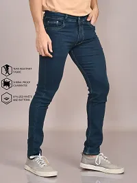 Stylish Denim Solid Jeans for Men-thumb4