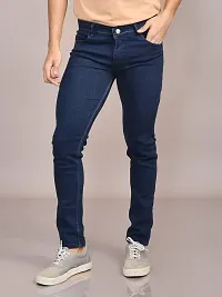 Stylish Denim Solid Jeans for Men-thumb4