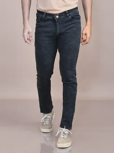 Stylish Denim Solid Jeans for Men