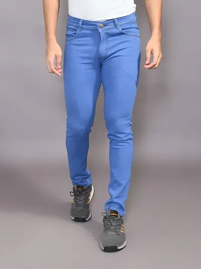 Stylish Denim Solid Jeans for Men