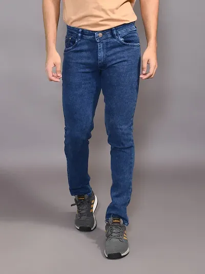 Stylish Denim Solid Jeans for Men