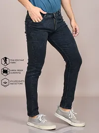 Stylish Denim Solid Jeans for Men-thumb1