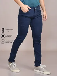 Stylish Denim Solid Jeans for Men-thumb2