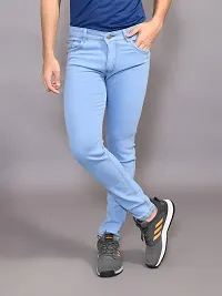 Stylish Denim Solid Jeans for Men-thumb4