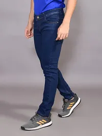 Stylish Denim Solid Jeans for Men-thumb4