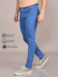 Stylish Denim Solid Jeans for Men-thumb2