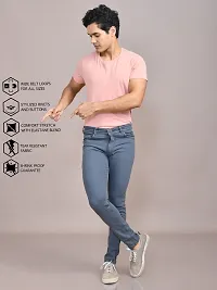 Stylish Denim Solid Jeans for Men-thumb1