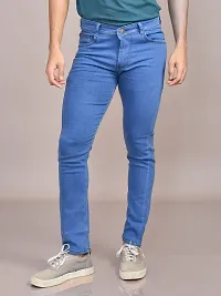 Stylish Denim Solid Jeans for Men-thumb2