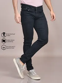 Stylish Denim Solid Jeans for Men-thumb2