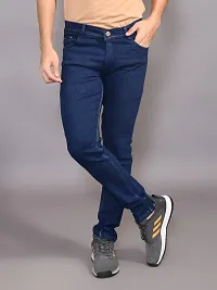 Stylish Denim Solid Jeans for Men-thumb4