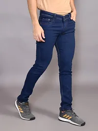 Stylish Denim Solid Jeans for Men-thumb3