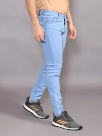 Stylish Denim Solid Jeans for Men-thumb3