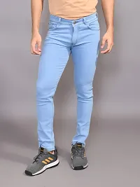 Stylish Denim Solid Jeans for Men-thumb2